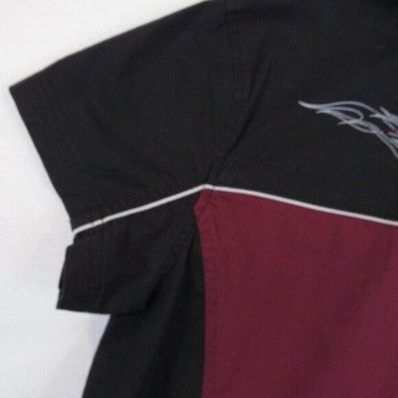 Harley Davidson Shop Mechanic Shirt Women's Size L - Picture 4 of 10